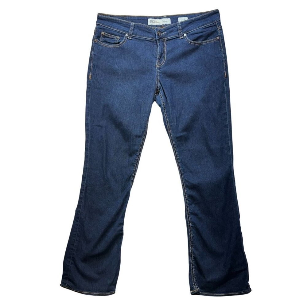 BKE Dakota Mens Denim Jeans 34R  Straight Leg Blue 34x31.5 Cotton Tencel